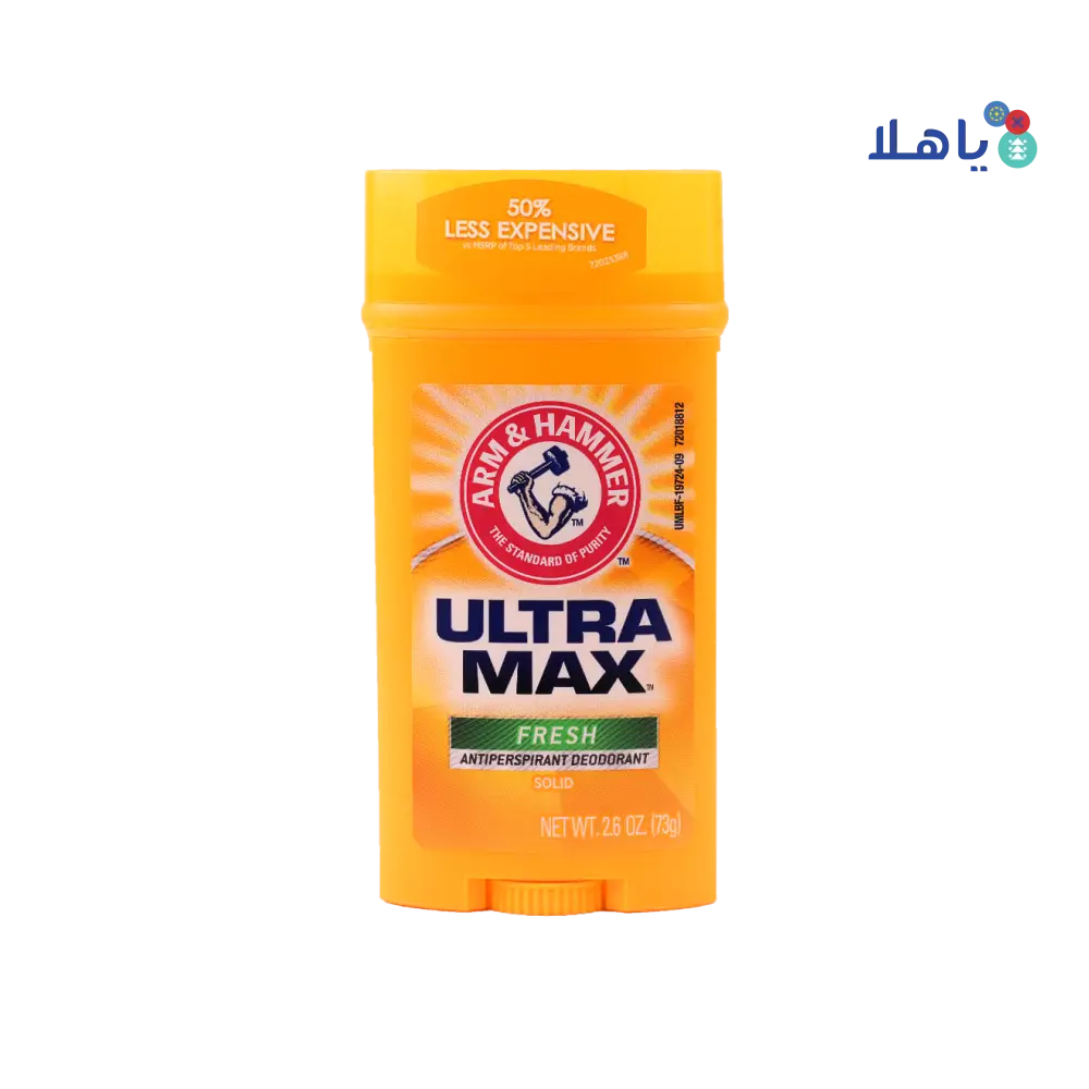 Arm & Hammer Ultra Max Roll-On Stick 73g-Fresh