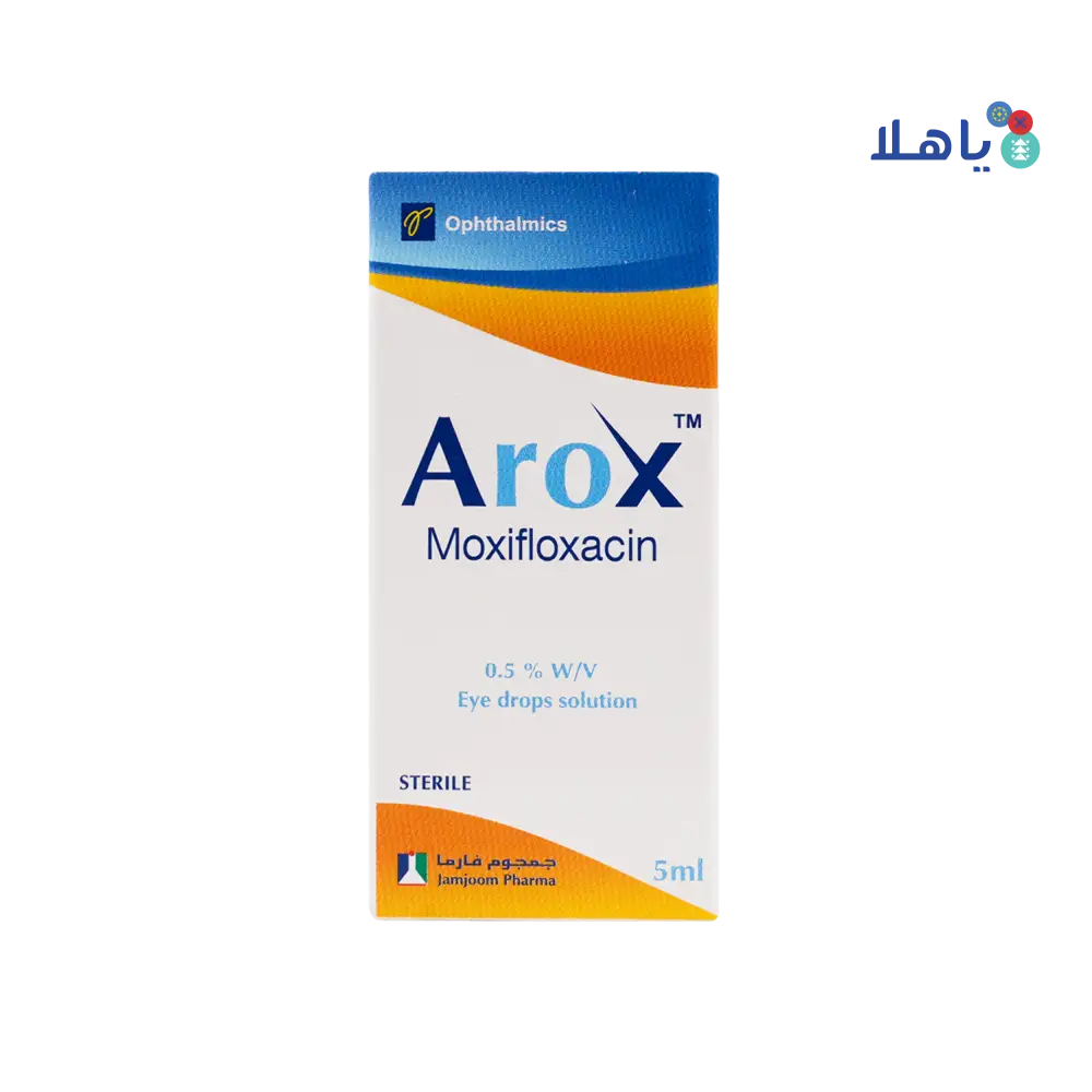 AROX MOXIFLOXACIN 0.5%  EYE DROPS SOLUTION 5ML