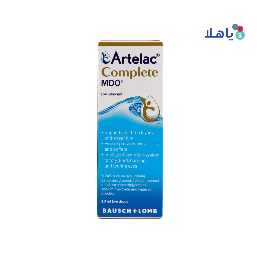 ARTELAC COMPLETE MDO EYE DROPS 10ML