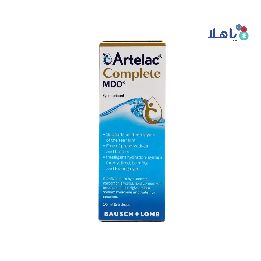 BAUSCH & LOMB - Artelac Complete Mdo Eye Drops 10Ml - Pharmazone - 