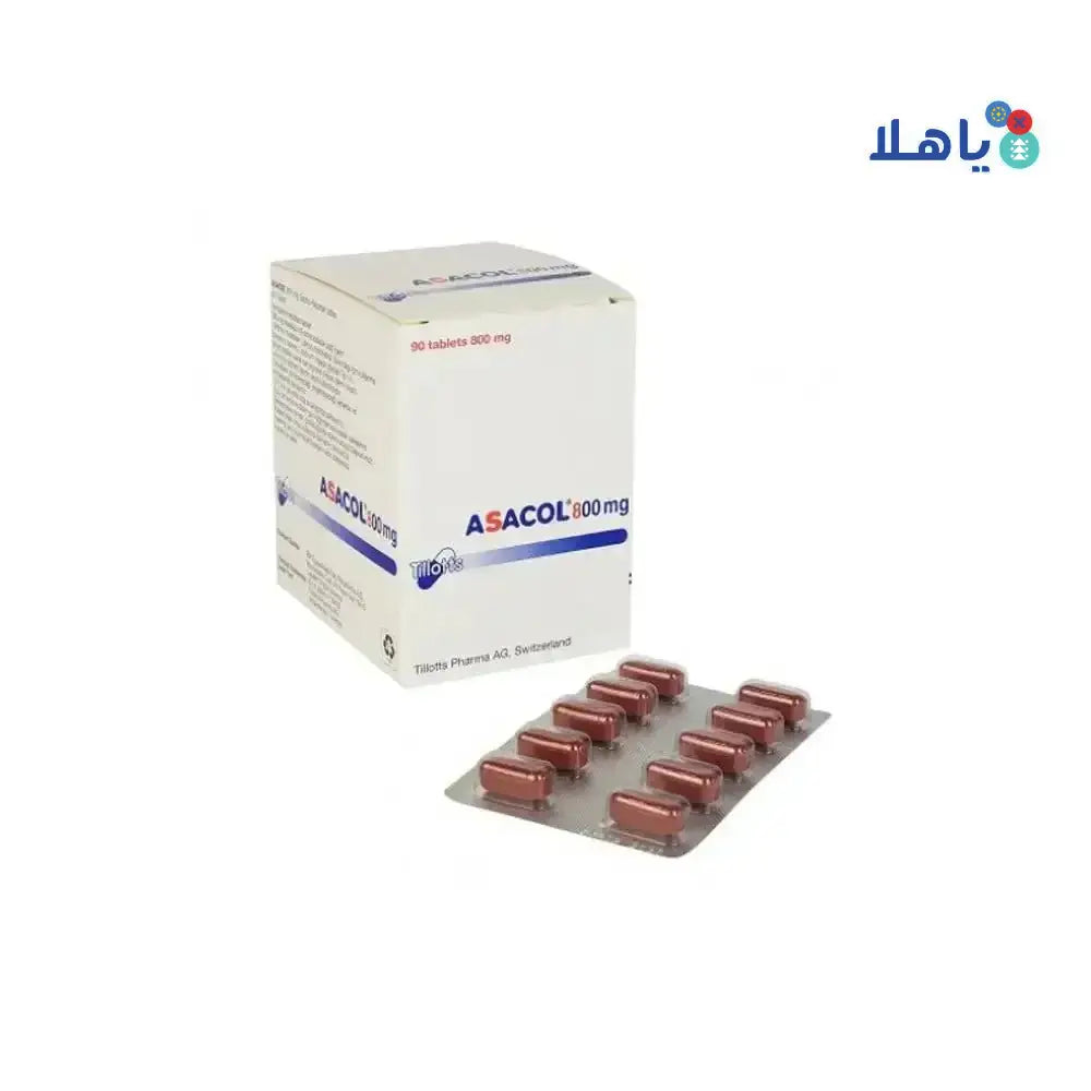 TILLOT - ASACOL 800MG 60 TABLETS - Pharmazone - 