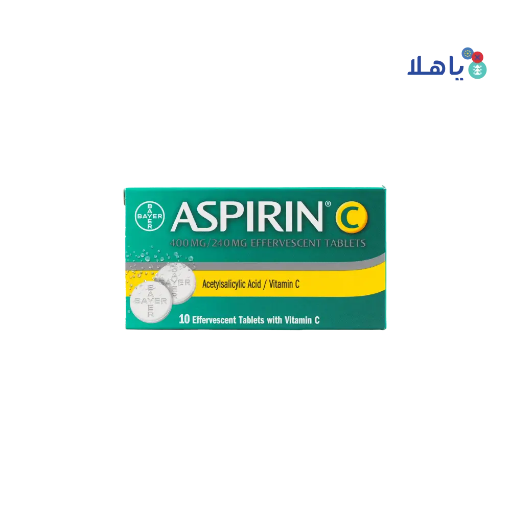 ASPIRIN C EFFERVESCENT 10 TABLETS