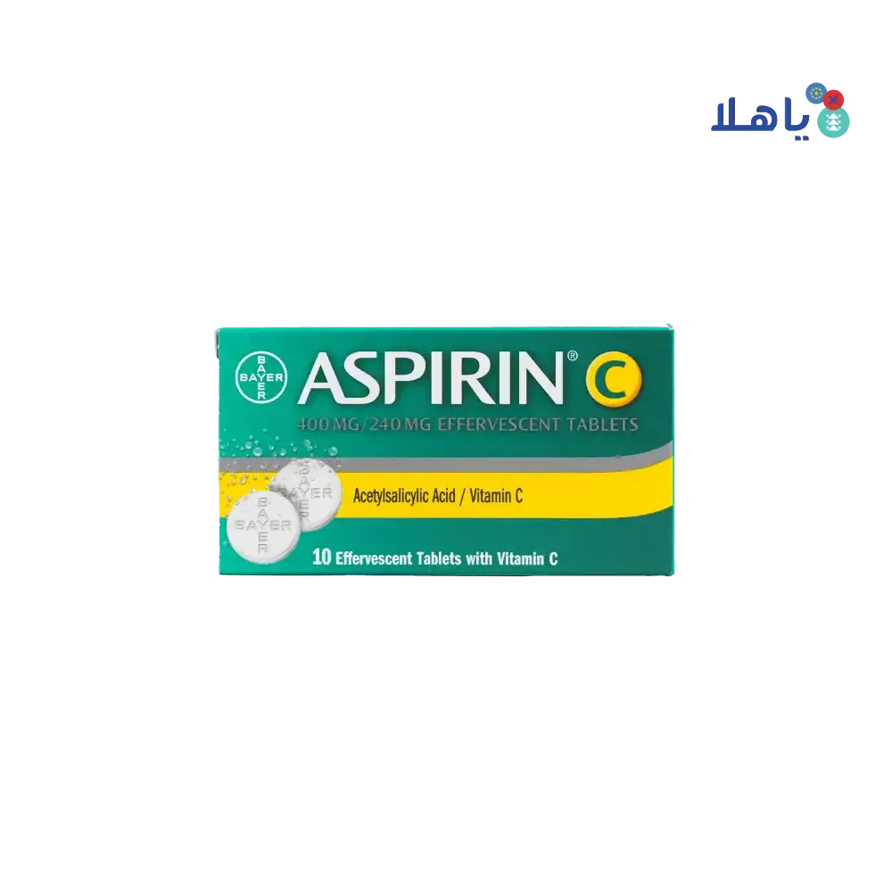 BAYER CONSUMER - Aspirin C Effervescent 10 Tablets - Pharmazone - 