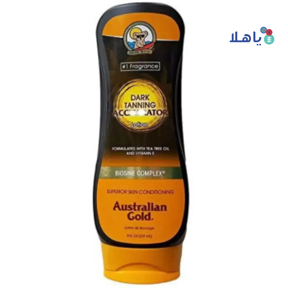 AUSTRALIAN GOLD ACCELERATOR DARK TANNING LOTION 237ML