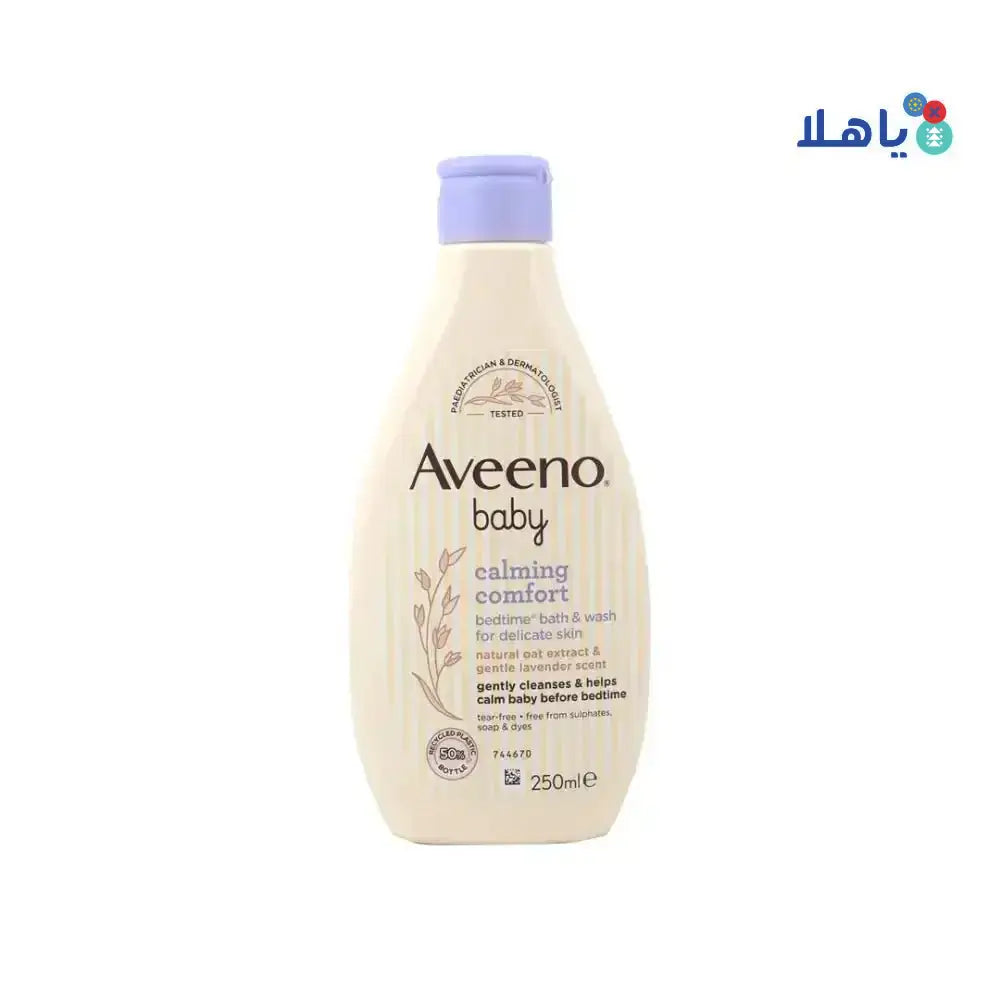 J&J AVEENO - AVEENO BABY CALMING COMFORT BEDTIME BATH & WASH 250ML - Pharmazone - 