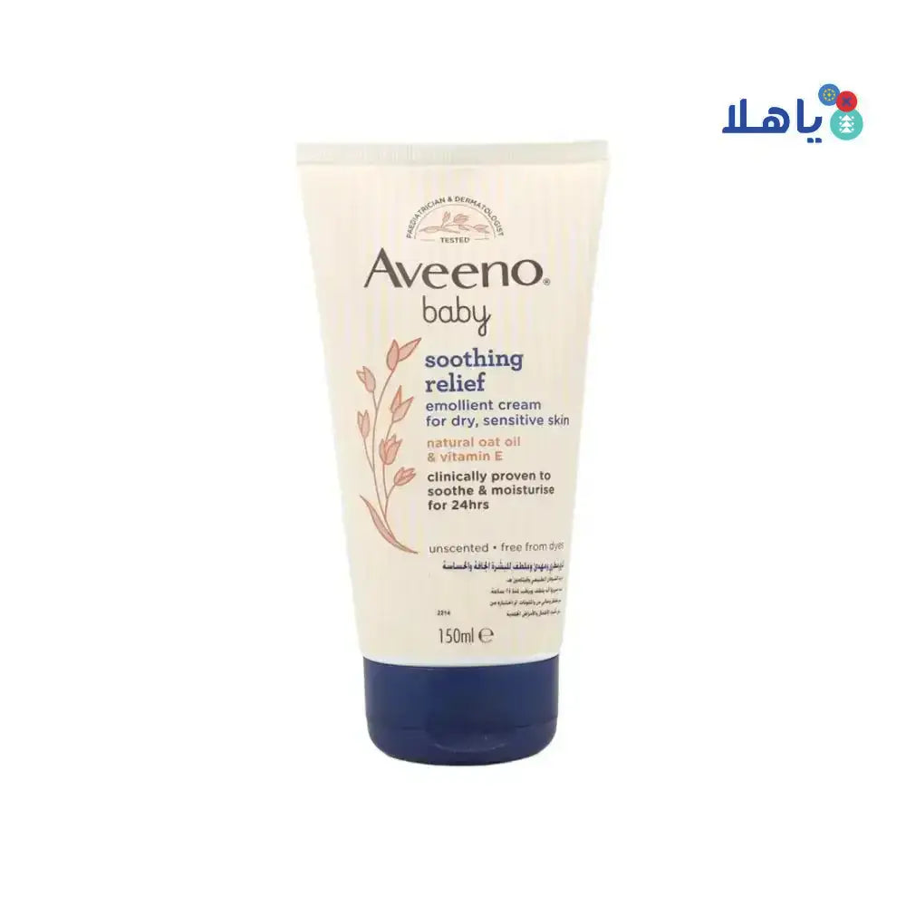 J&J AVEENO - AVEENO BABY SOOTHING RELIEF EMOLLIENT CREAM 150ML - Pharmazone - 