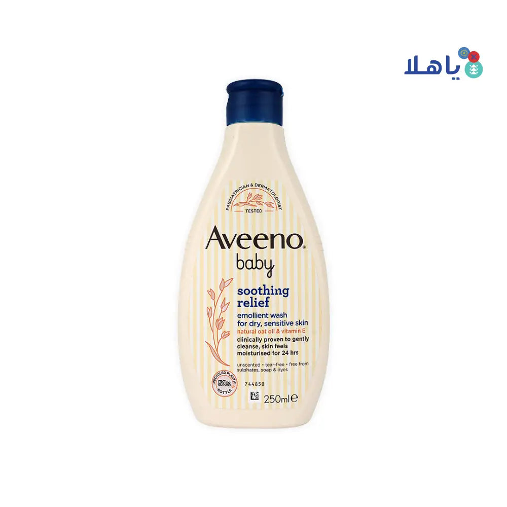 AVEENO BABY SOOTHING RELIEF EMOLLIENT WASH 250ML