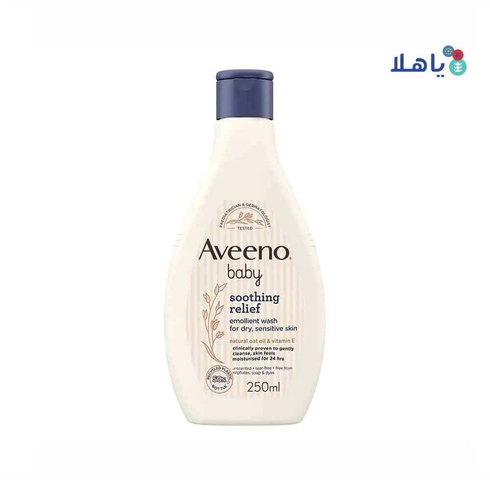 AVEENO BABY SOOTHING RELIEF EMOLLIENT WASH 250ML