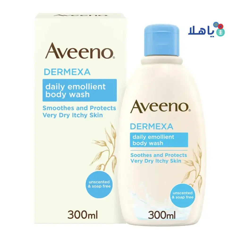 J&J AVEENO - Aveeno Dermexa Emollient Body Wash 300Ml - Pharmazone - 