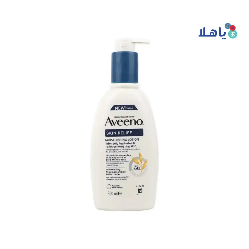 J&J AVEENO - Aveeno Skin Relief Nourishing Lotion 300Ml - Unscented - Pharmazone - 