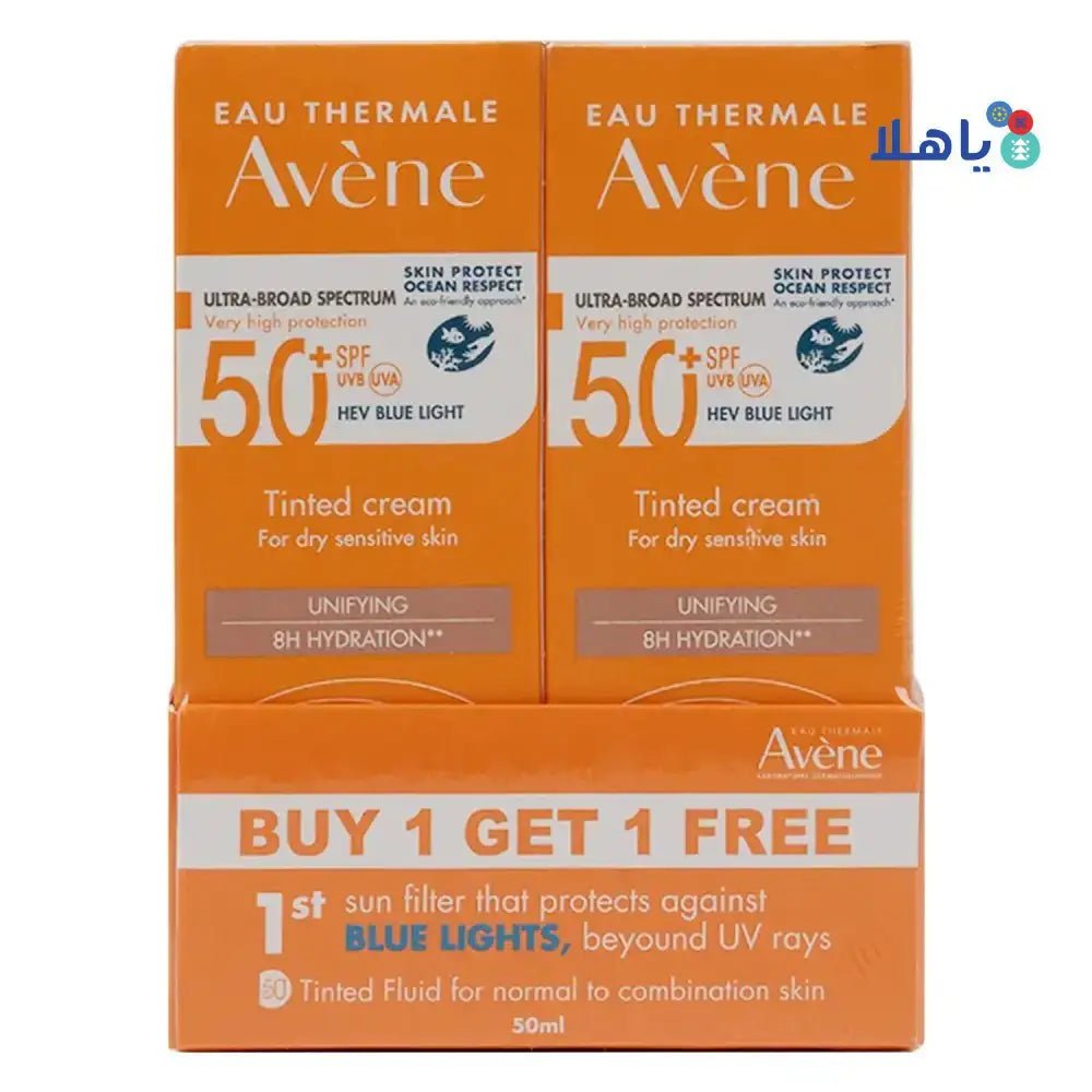 AVENE - Avene SPF50+ Tinted Cream 50Ml (1+1) - Offer - Pharmazone - 