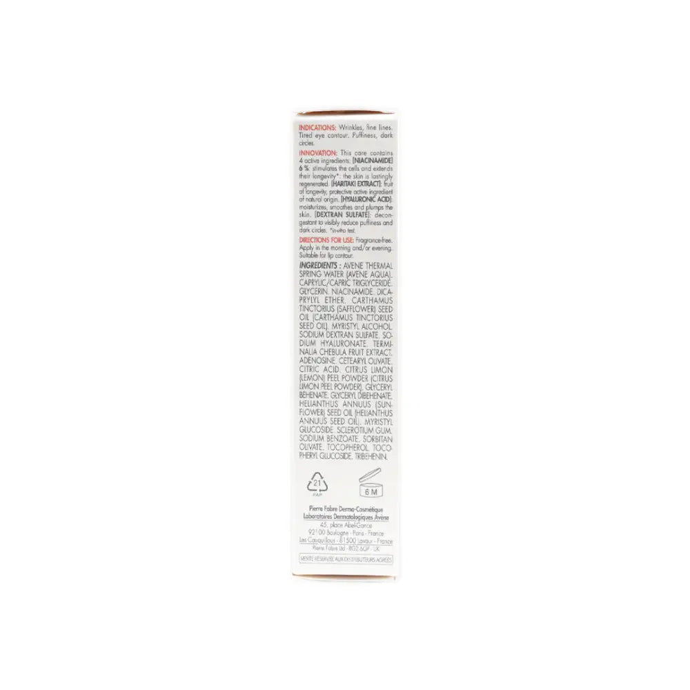 Avene Hyaluron Activ B3 Triple correction eye care 15ml