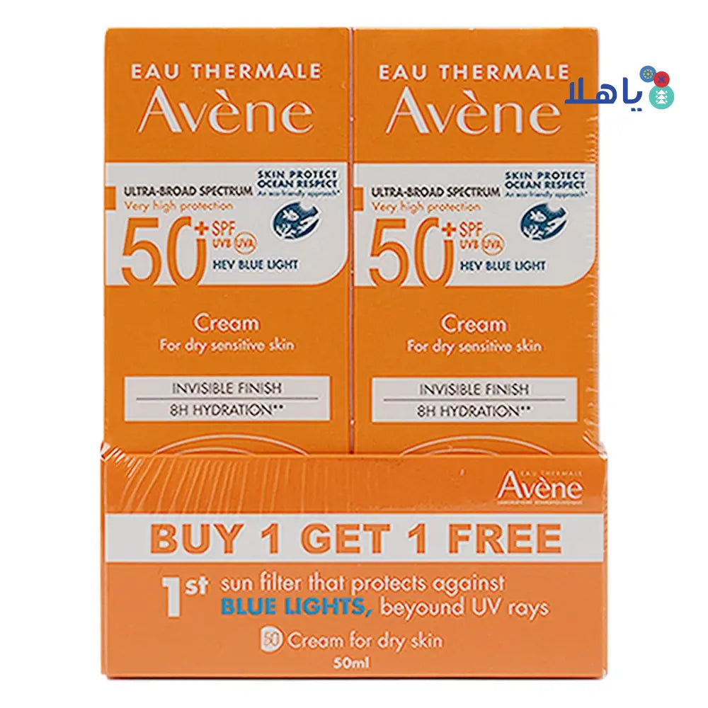 AVENE SPF50+ CREAM 50ML (1+1)-OFFER