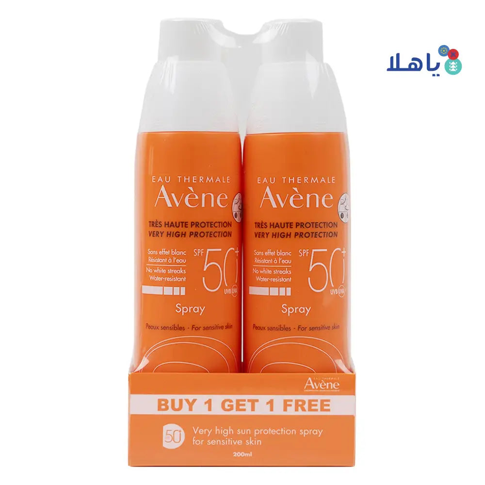 AVENE SPF50+ SPRAY 200ML (1+1)-OFFER