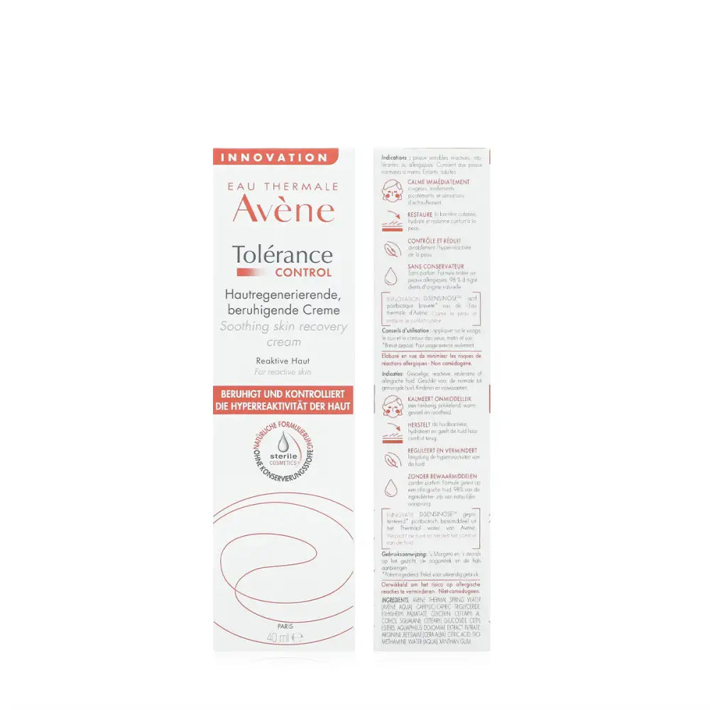 AVENE TOLERANCE CONTROL SOOTHING SKIN RECOVERY BLAM 40ML