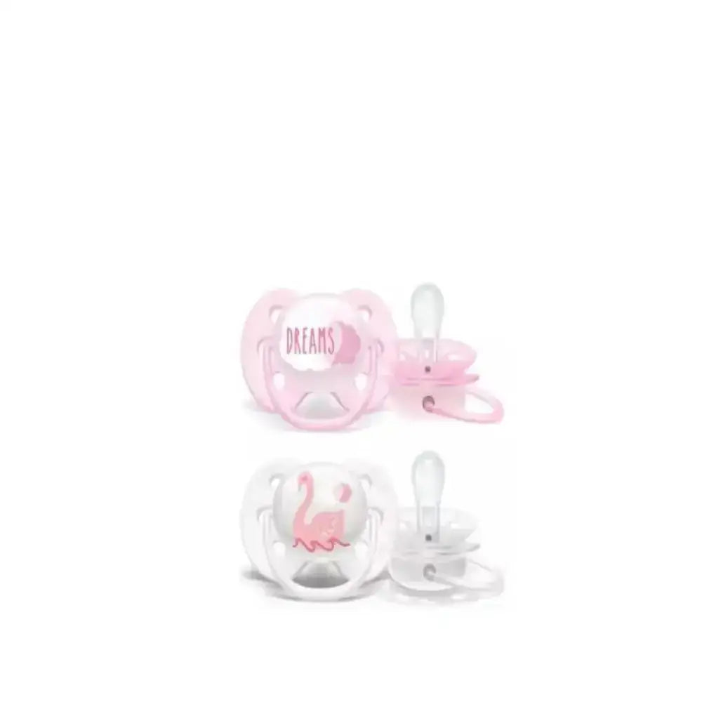 Philips Avent - Avent Ultra Soft Soother 0 - 6m 2Pcs Girl - F222/02(PA241) - Pharmazone - 