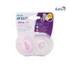 Avent Ultra Soft Soother 0-6m 2Pcs Girl-F222/02(PA241)