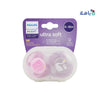 Avent Ultra Soft Soother 6-18m Girl X2 - SCF223/02(8507)