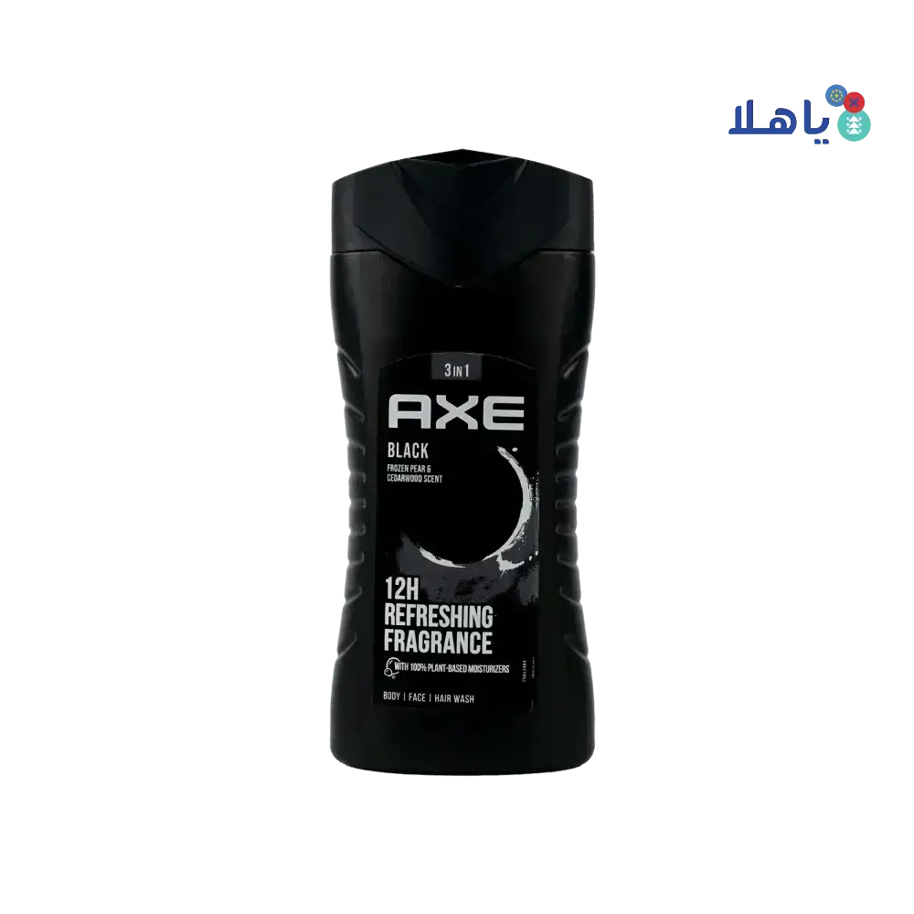 AXE - Axe 3in1 Body, Face & Hair Wash 250ml - Black - Pharmazone - 