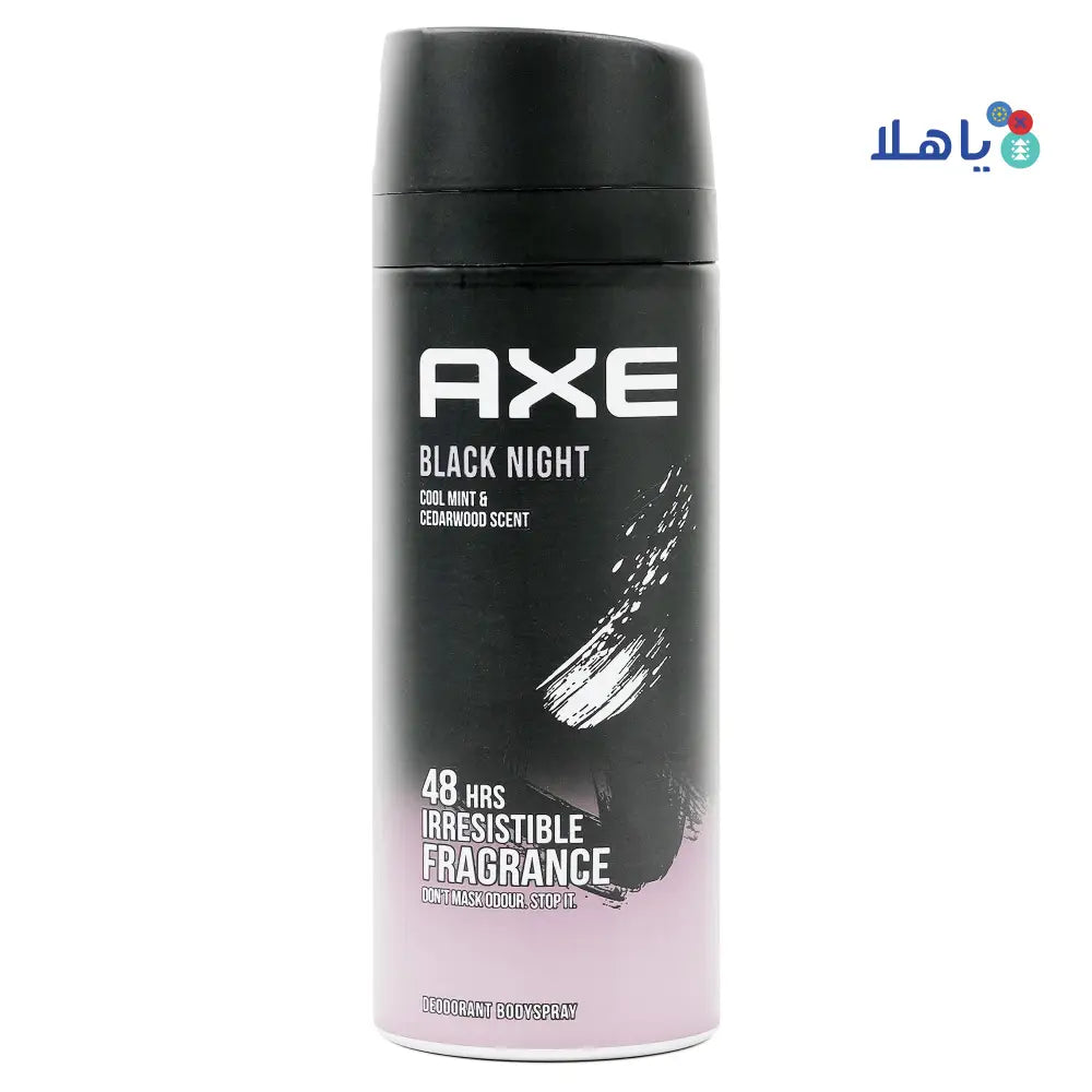 Axe Deodorant Body Spray 48hrs 150ml-Black Night