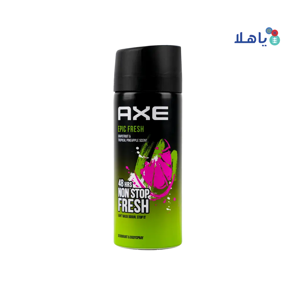 Axe Deodorant Body Spray 48hrs 150ml-Epic Fresh