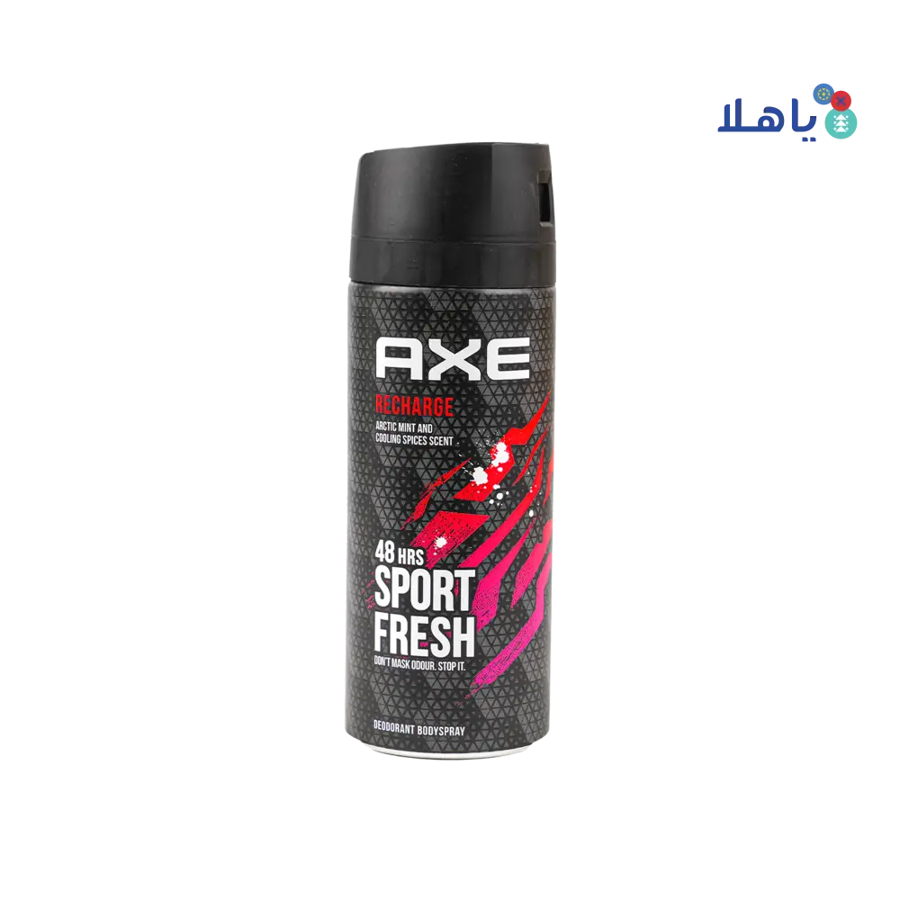 Axe Deodorant Body Spray 48hrs 150ml-Recharge