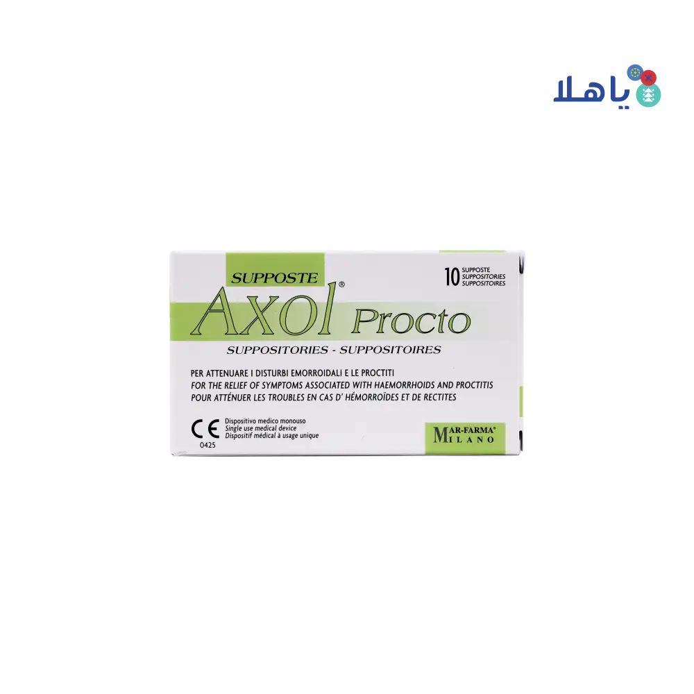 AXOL PROCTO 10 SUPPOSITOIRES