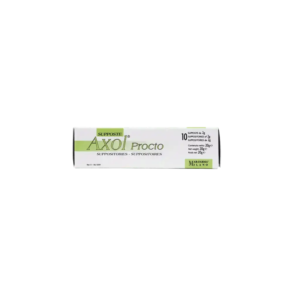 MAR - FARMA MILANO - Axol Procto 10 Suppositoires - Pharmazone - 