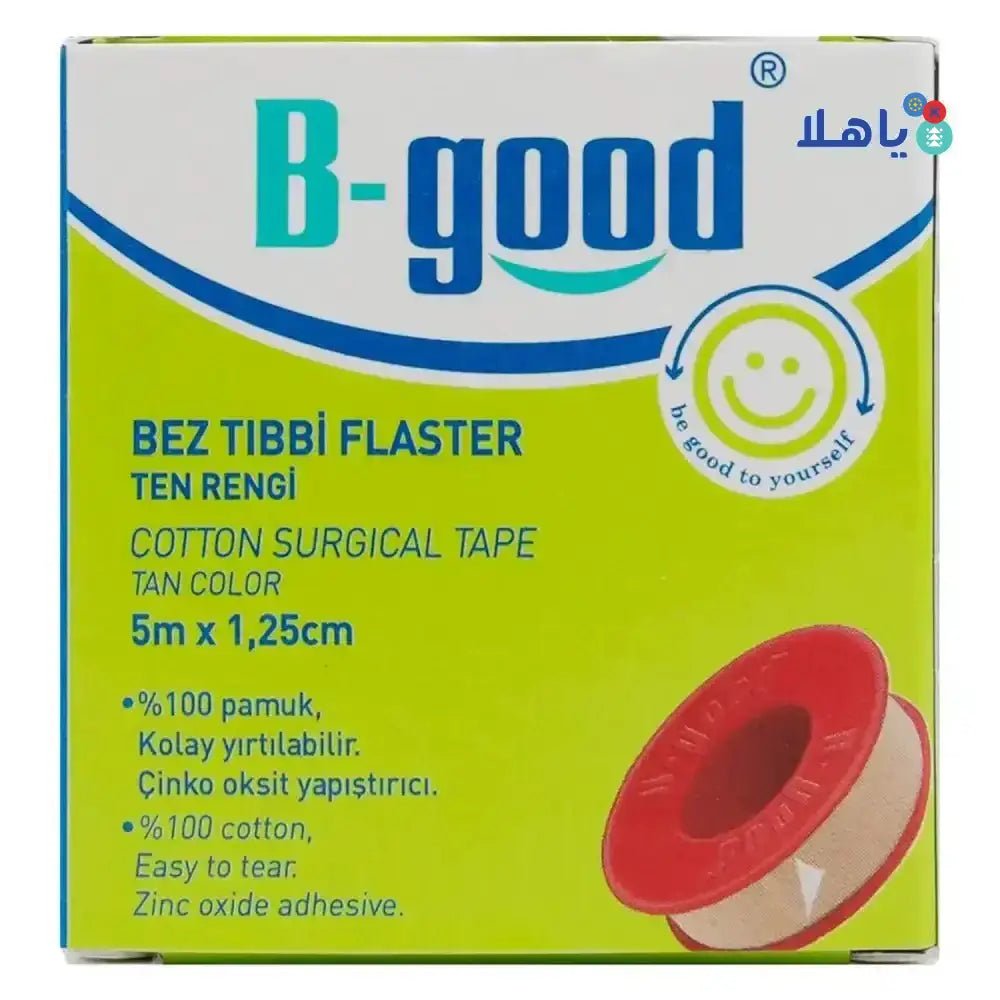 B - GOOD - B - Good Cotton Surgical Tape 5mX1.25cm - Pharmazone - 