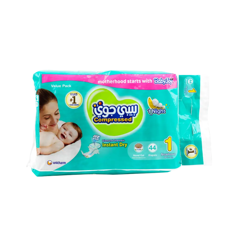 Baby Joy Baby Diapers No.1 (0-4kg) 44pcs