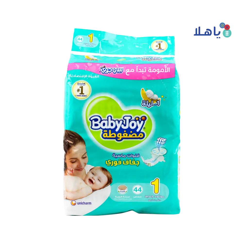 Baby Joy Baby Diapers No.1 (0-4kg) 44pcs