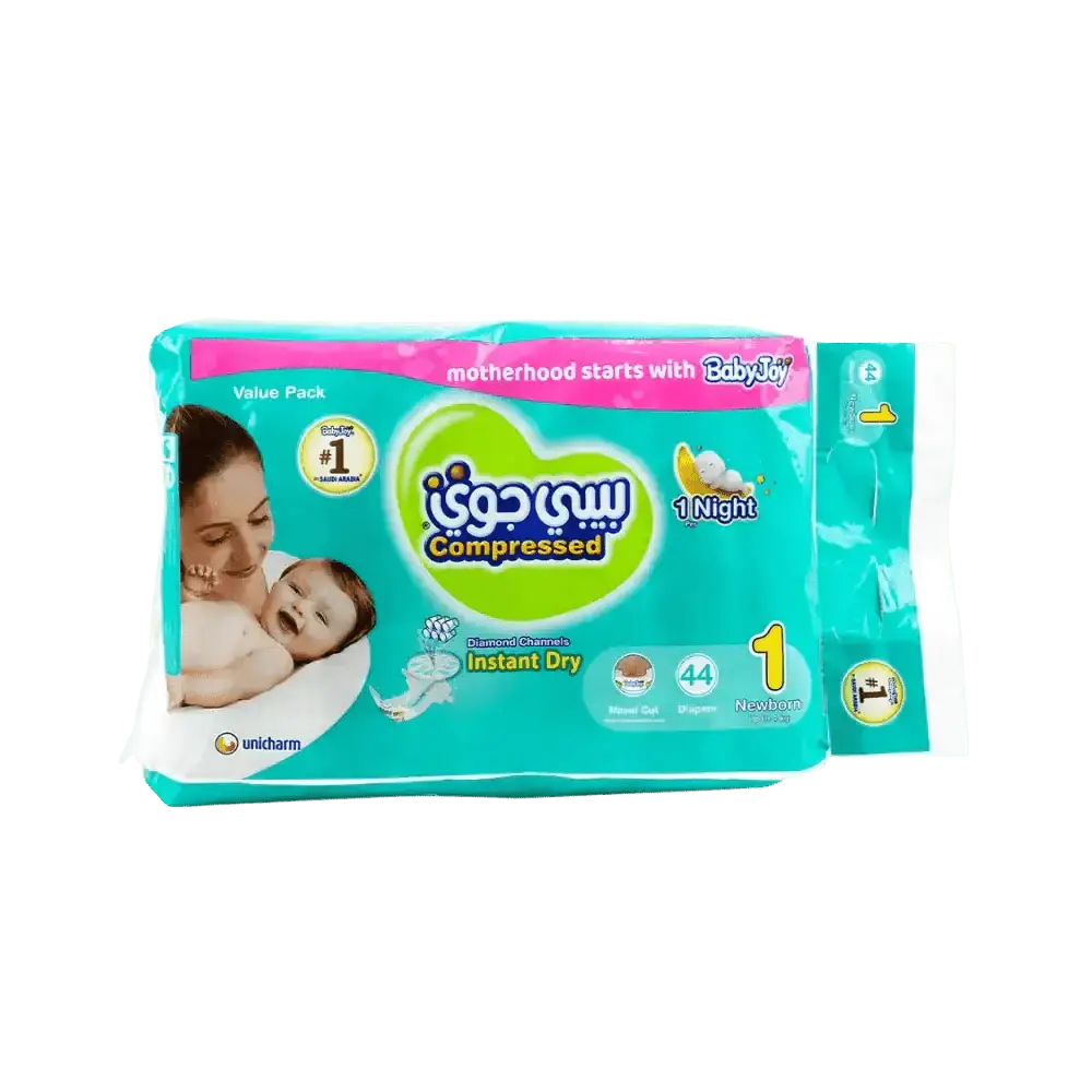 Baby Joy - Baby Joy Baby Diapers No.1 (0 - 4kg) 44pcs - Pharmazone - 