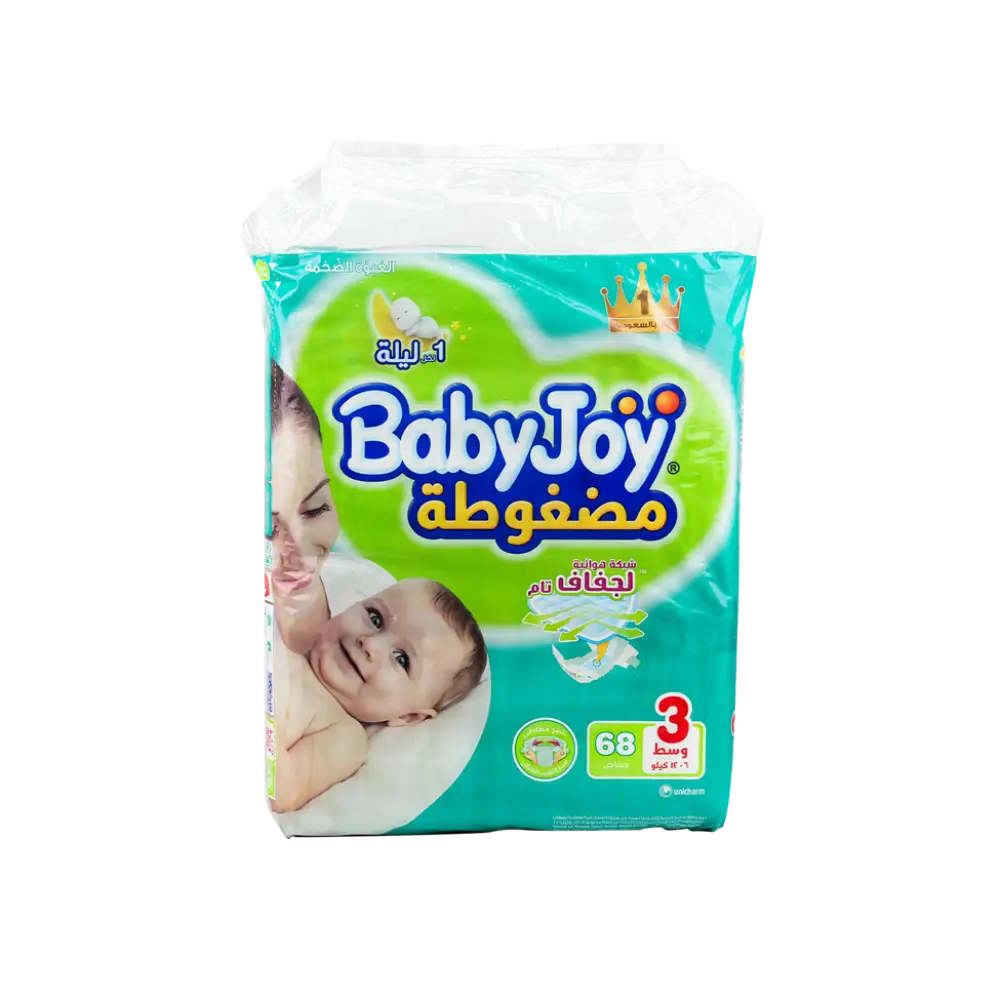 Baby Joy Baby Diapers No.3 (6-12kg) 68pcs