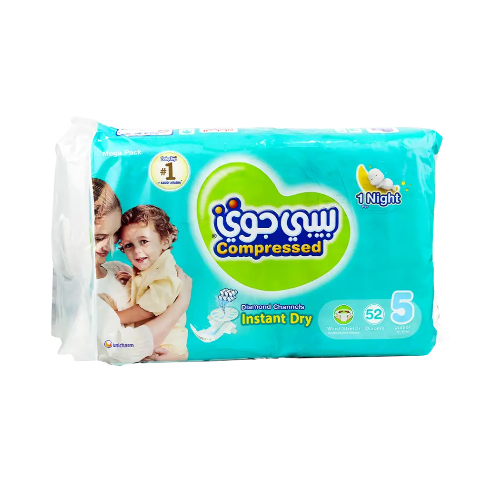 Baby Joy Baby Diapers No.5 (14-23kg) 52pcs