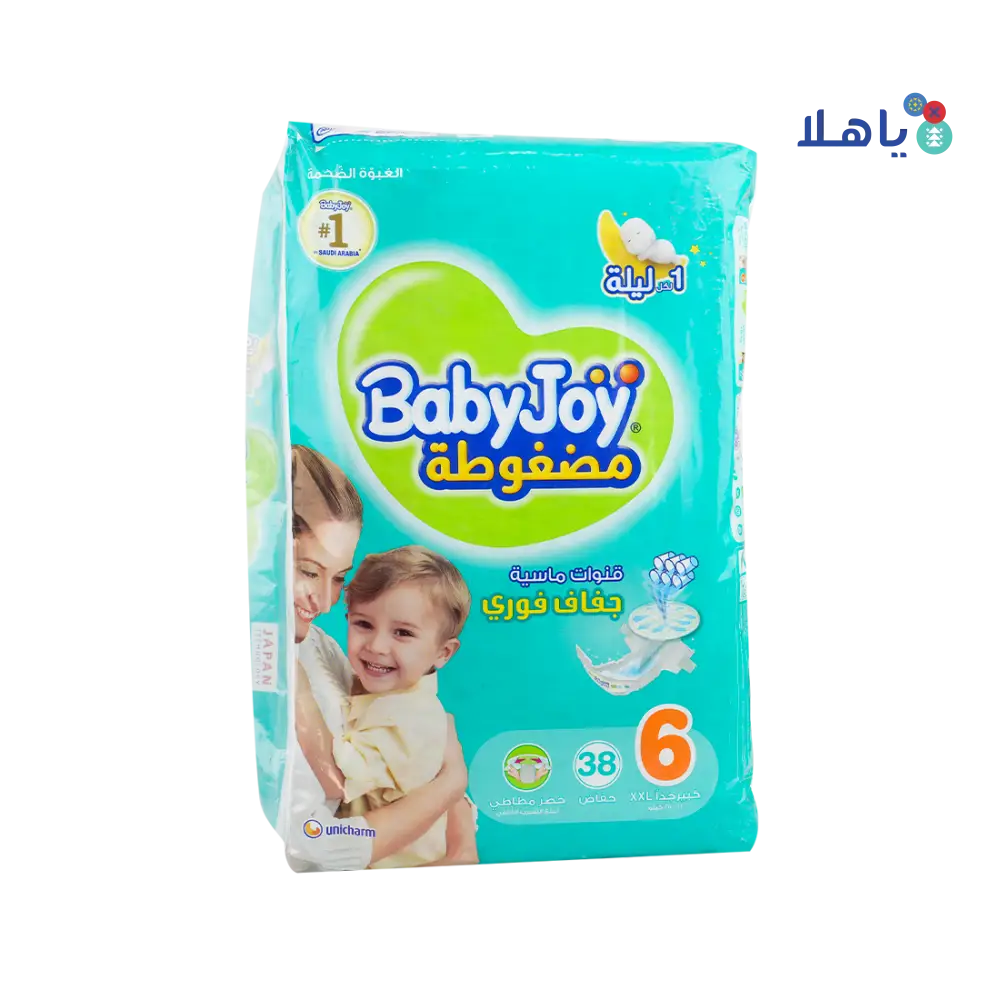 Baby Joy Baby Diapers No.6 (16-25kg) 38pcs