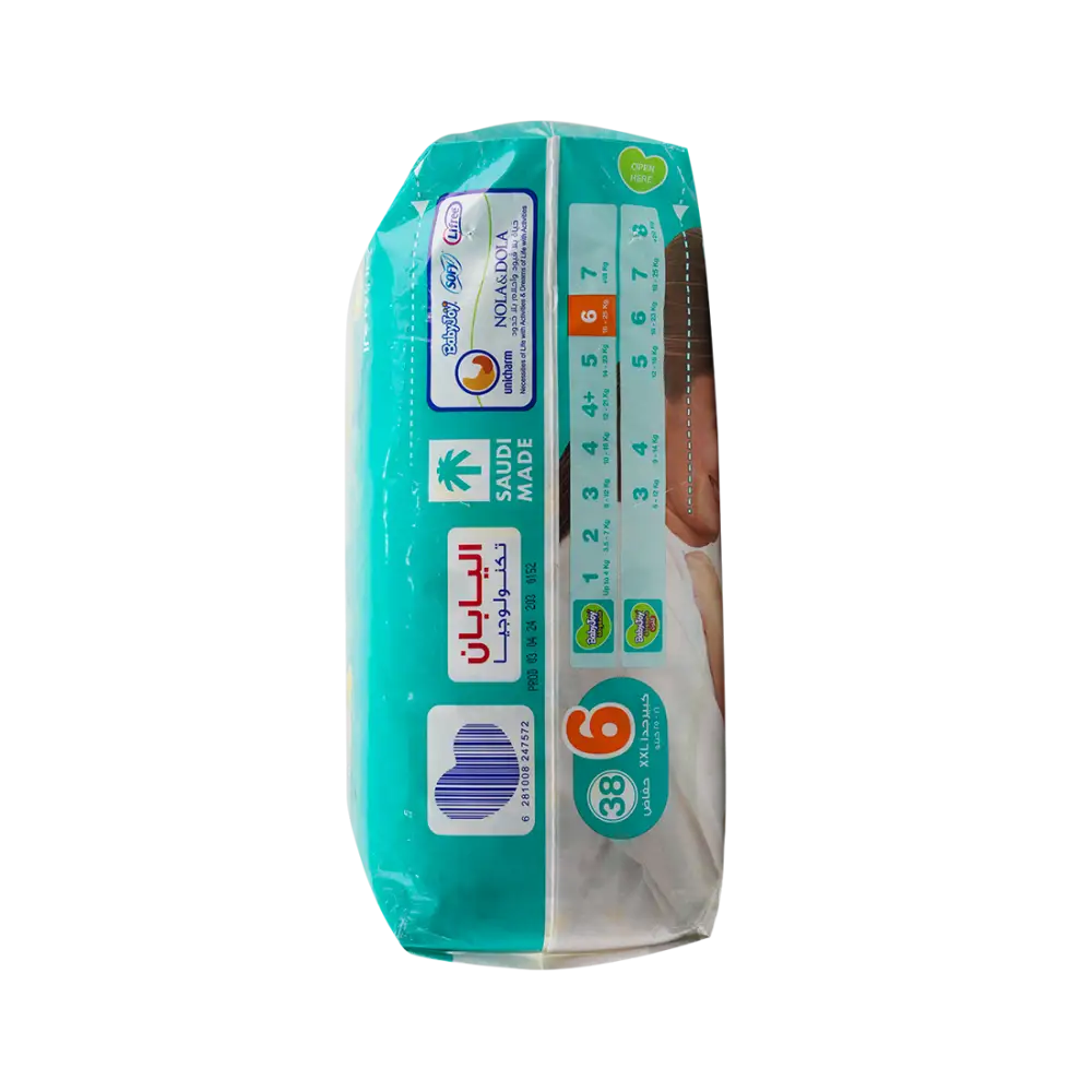 Baby Joy Baby Diapers No.6 (16-25kg) 38pcs