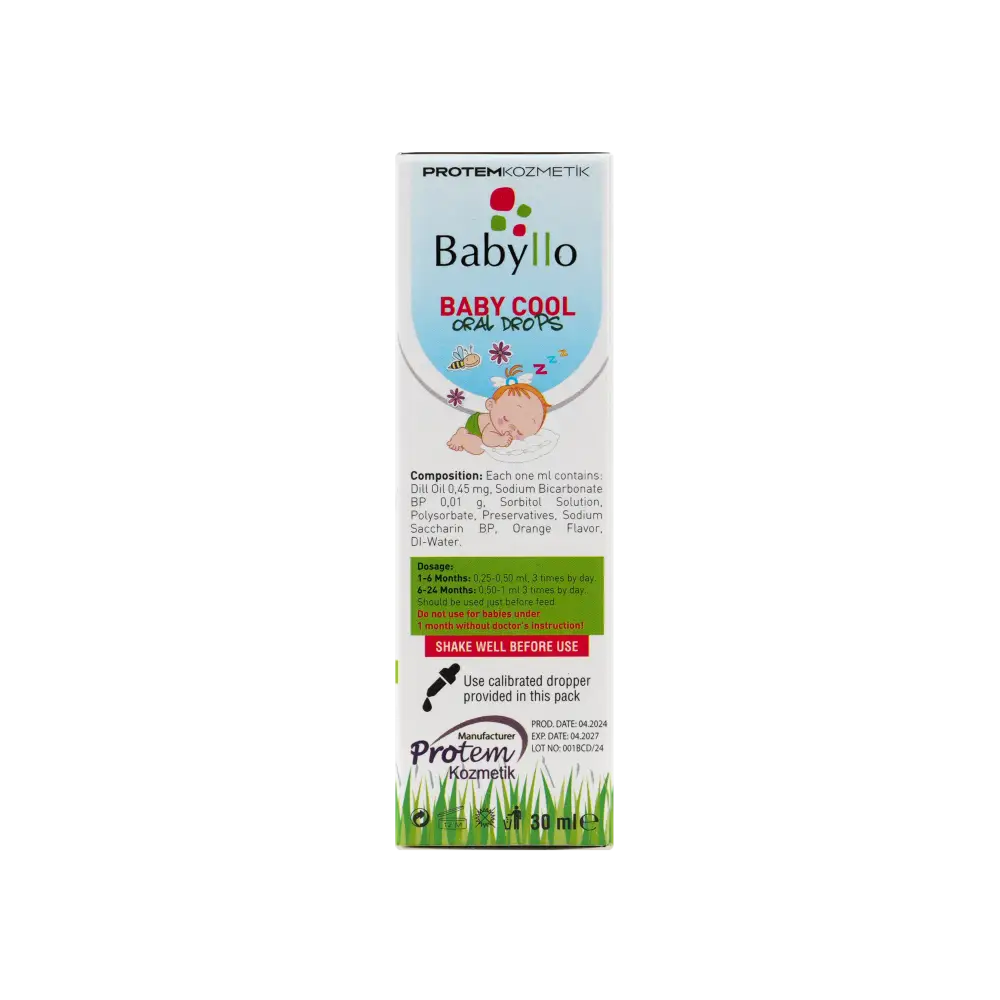 BABYLLO BABY COOL ORAL DROPS 30ML