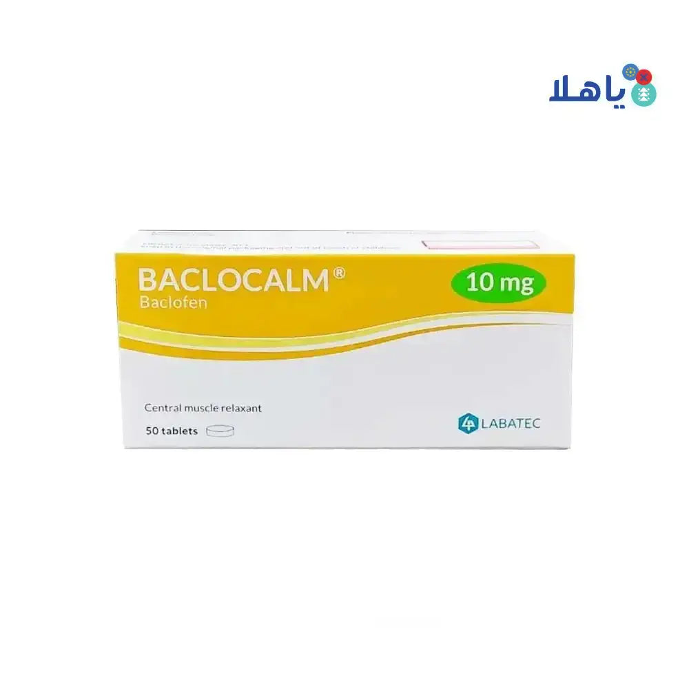 LABATEC FARMACEUTICA S.A.R - BACLOCALM 10MG 50 TABLETS - Pharmazone - 