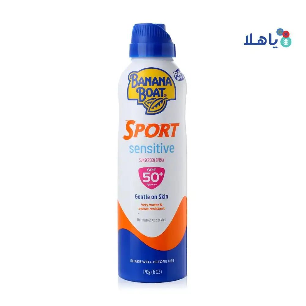 BANANA BOAT - BANANA BOAT SPORT SENSITIVE SPF50+ SPRAY 170G - Pharmazone - 