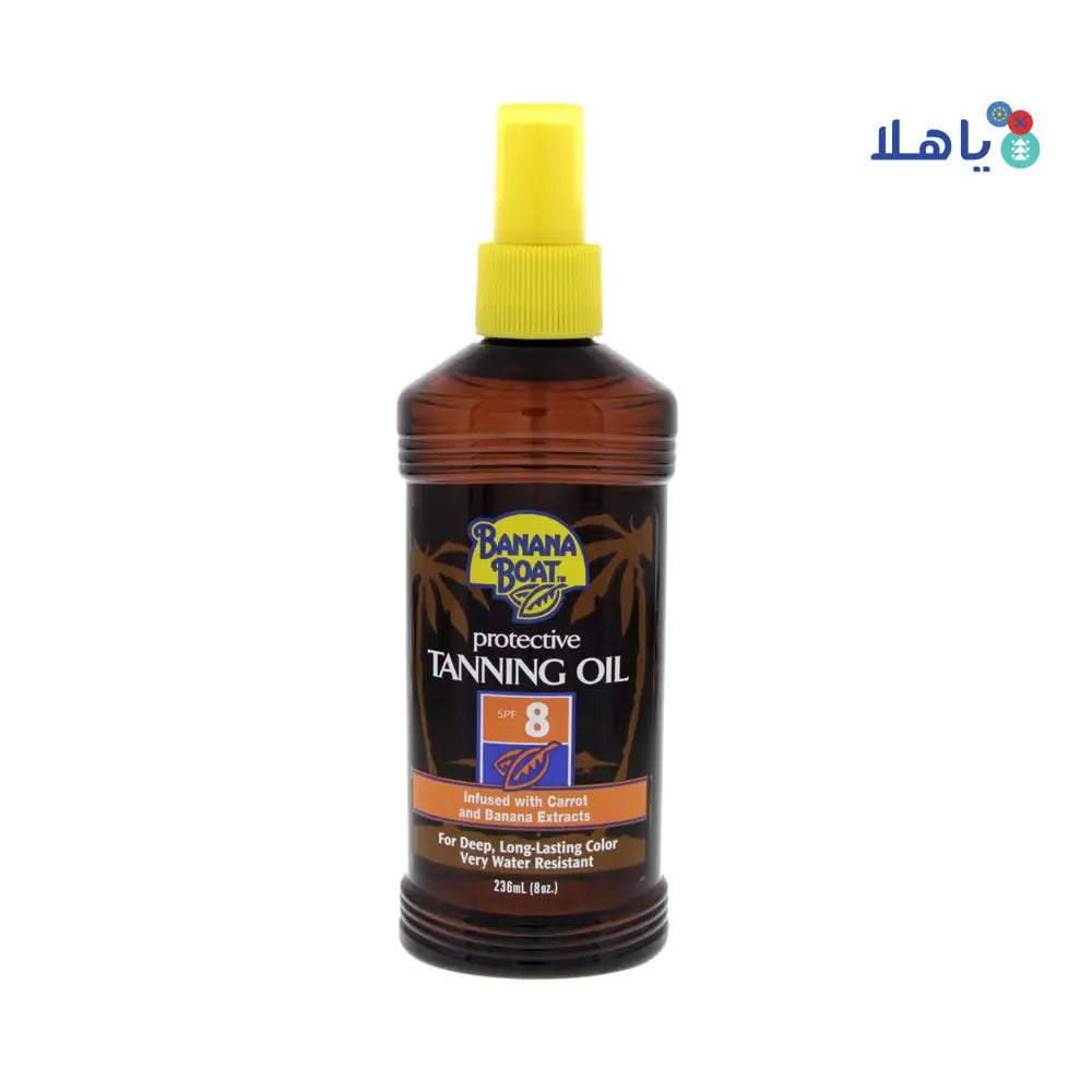 BANANA BOAT PRO TANNING OIL SPF-8 236ML