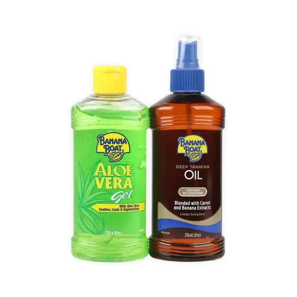 Pharmazone - Banana Boat Tanning Oil + Aloa vera Gel Set - Pharmazone - 