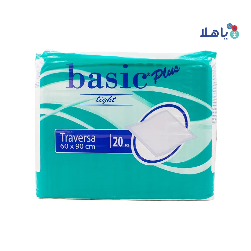 BASIC PLUS TRAVERSA UNDER PADS 60X90CM 20PCS