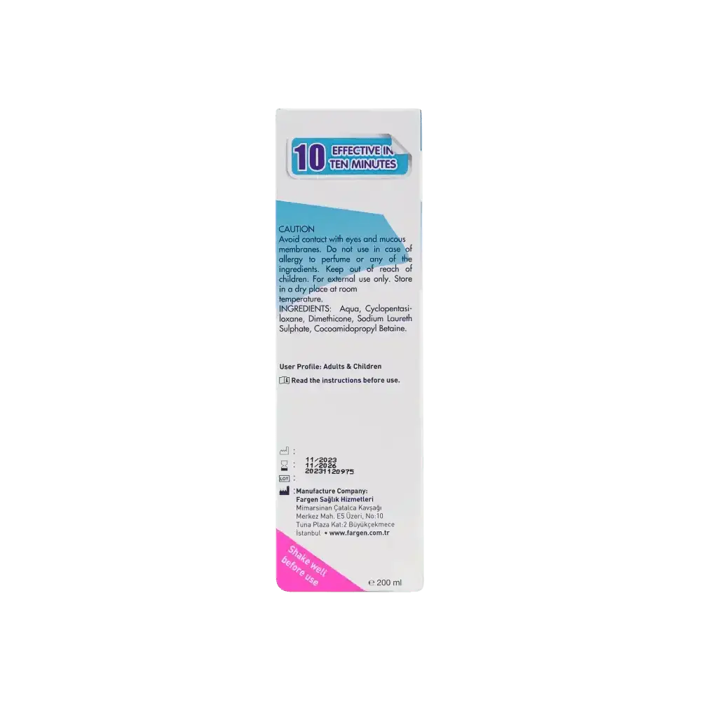 FARGEN SAGLIK HIZMETLERI - BAYBIT LICE SHAMPOO 200ML - Pharmazone - 