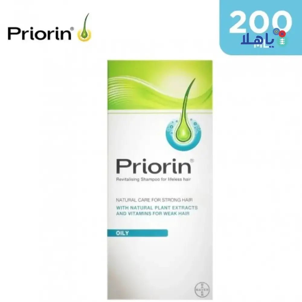 BAYER CONSUMER - PRIORIN SHAMPOO OILY 200 ML - Pharmazone - 