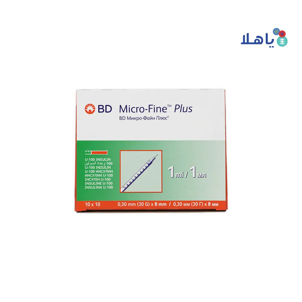 BD Micro-Fine Syringe 1ml 8mmx30G 100pcs