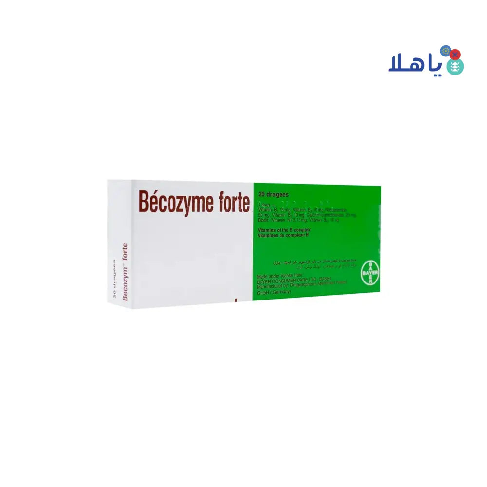 BECOZYME FORTE DRAGEES 20 TAB