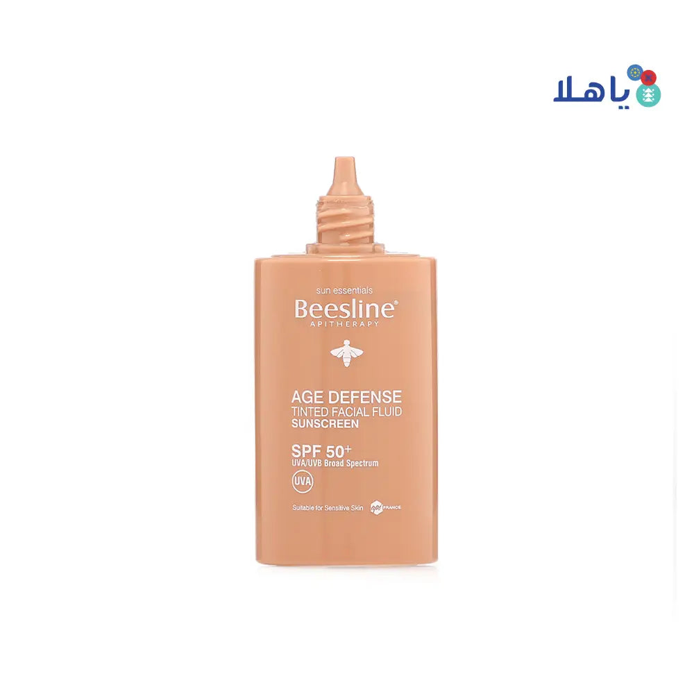 BEESLINE AGE DEFENSE TINTED FACIAL FLUID SPF50+ 40ML