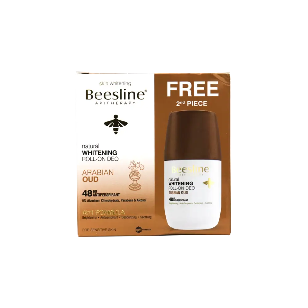 BEESLINE OFFER-WHITENING ROLL ON DEO 48H ARABIAN OUD (1+1)