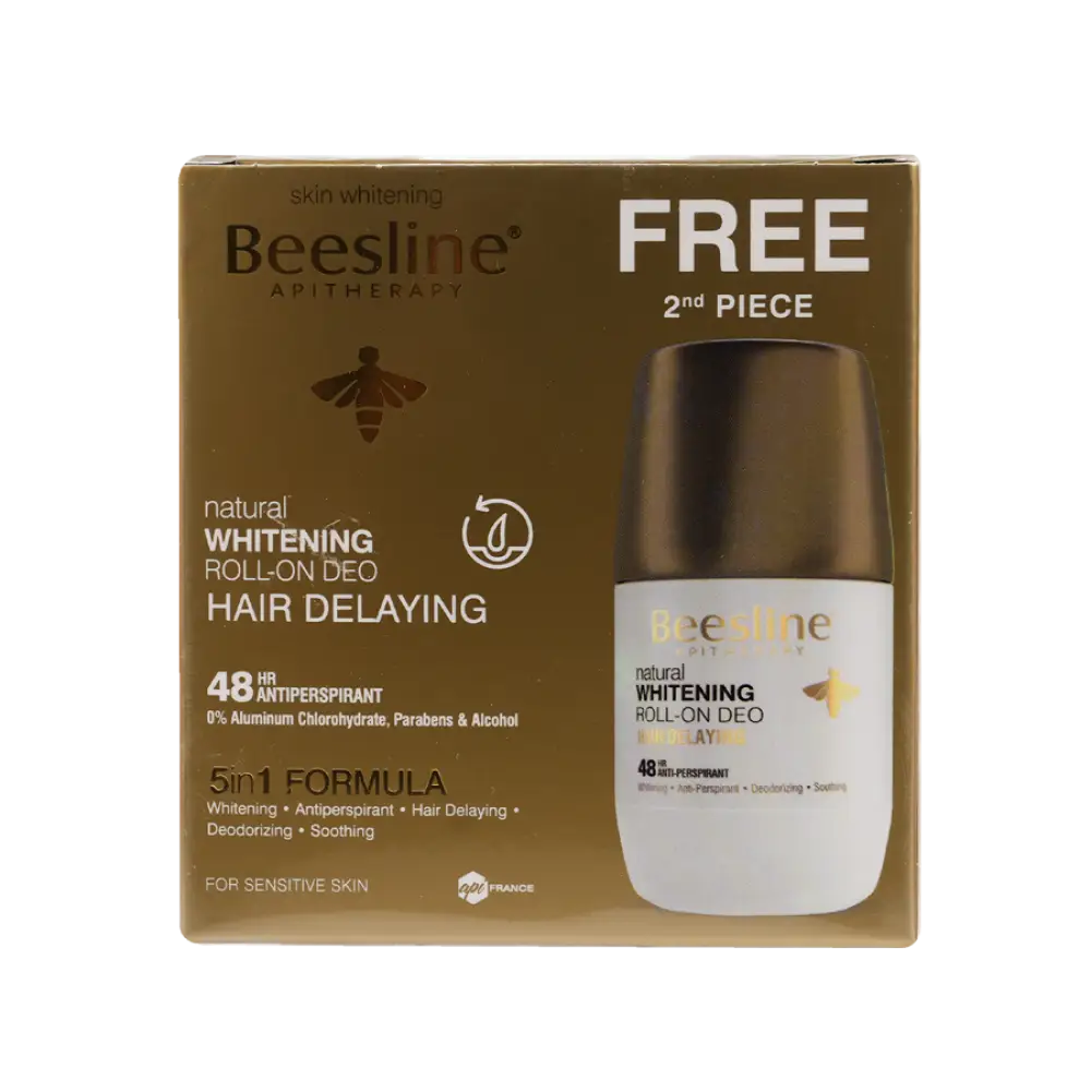 BEESLINE OFFER-WHITENING ROLL ON DEO 48H HAIR DELAYING(1+1)