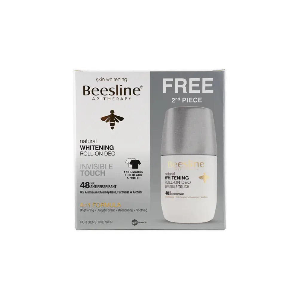 BEESLINE OFFER-WHITENING ROLL ON DEO 48H INV. TOUCH (1+1)